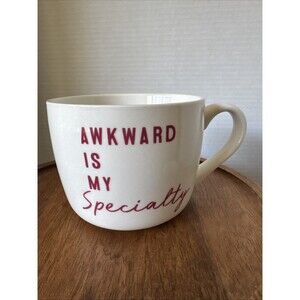 Opalhouse Wide Mouth 14oz Porcelain “Awkward Is My Specialty” Mug